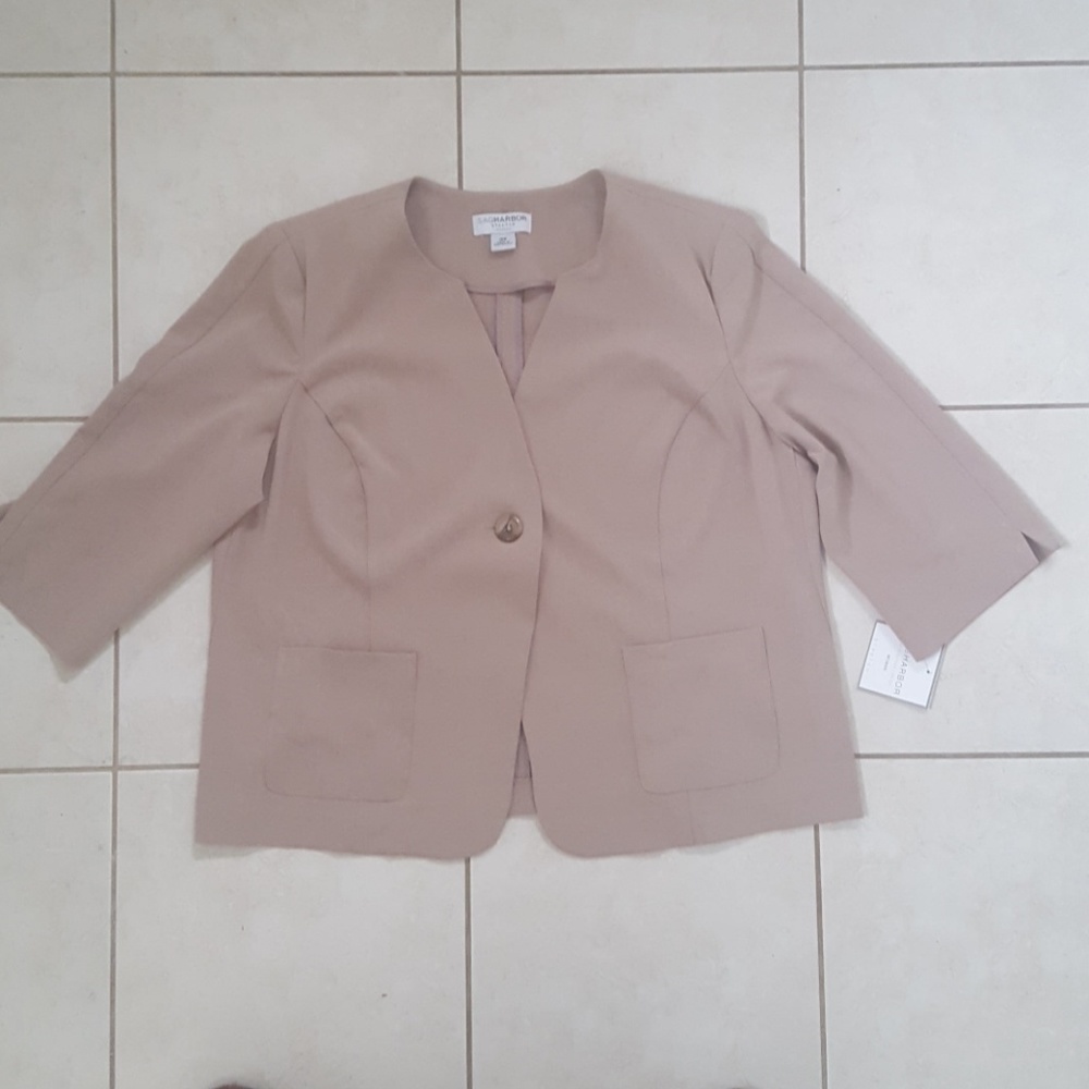 Sag Harbor blazer, NWT 18W